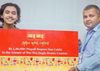 वाइवाइको ‘जिङ्गल रिमिक्स प्रतियोगीता’मा सम्राटले जिते १ लाख