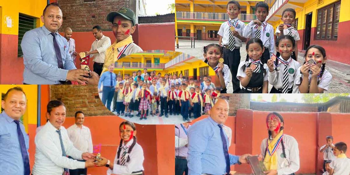 इष्ट वेष्ट पोइन्ट इङ्लिस स्कुल इटहरीले गर्‍यो नव आगन्तुक विद्यार्थीलाई स्वागत