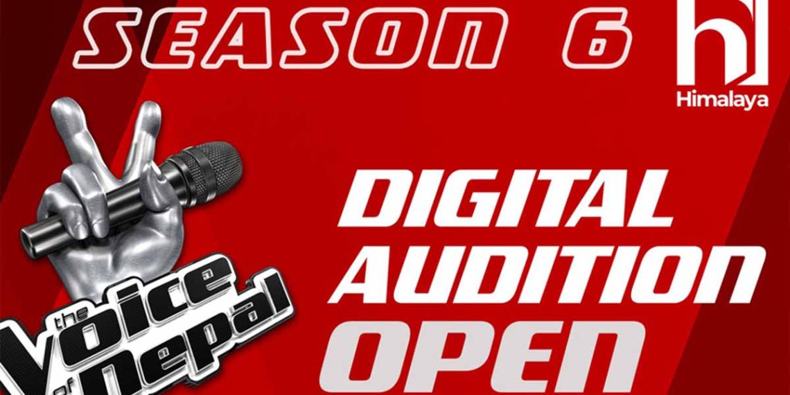 खुल्यो भ्वाइस अफ नेपाल सिजन ६ को डिजिटल अडिसन
