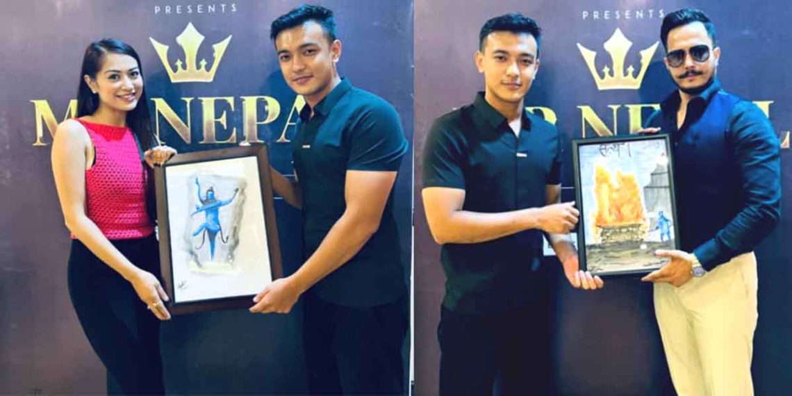 मिस्टर नेपाल २०२४ : आदेशले बनाएको पेन्टिङ मिस्टर नेपाल २०२३ का बिजेता कार्कीले गरे खरिद