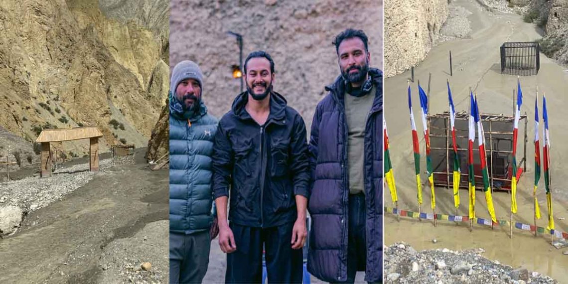 मुस्ताङको कागबेनीमा लगिएको एक्लो’को सेट बाढीले बगाउँदा रोकियो छायाङ्कन