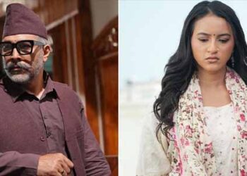 झापामा भइरहेको छ चलचित्र ‘पाँच पाण्डव’को सुटिङ: सेटमै थपिए प्रशान्त र इभा